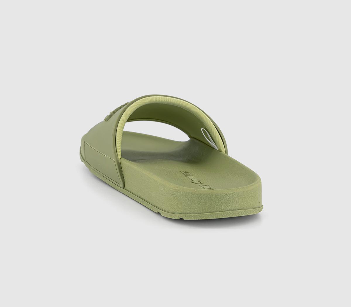 Juicy Couture Breanna Debossed Sliders Juicy Couture Breanna Debossed Sliders Mosstone