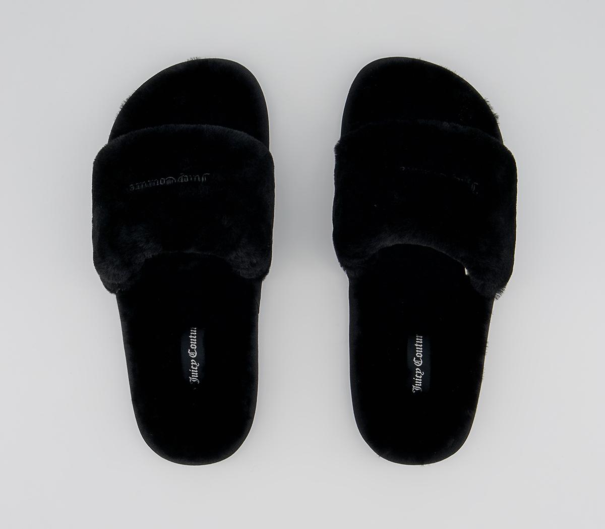 Juicy CoutureFur Sliders Juicy CoutureFur SlidersBlack