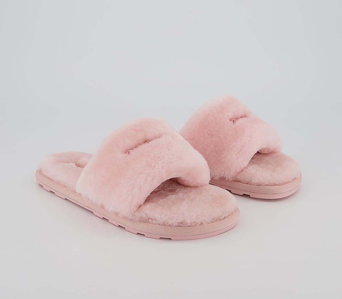 Juicy Couture Fur Sliders Juicy Couture Fur Sliders Baby Pink