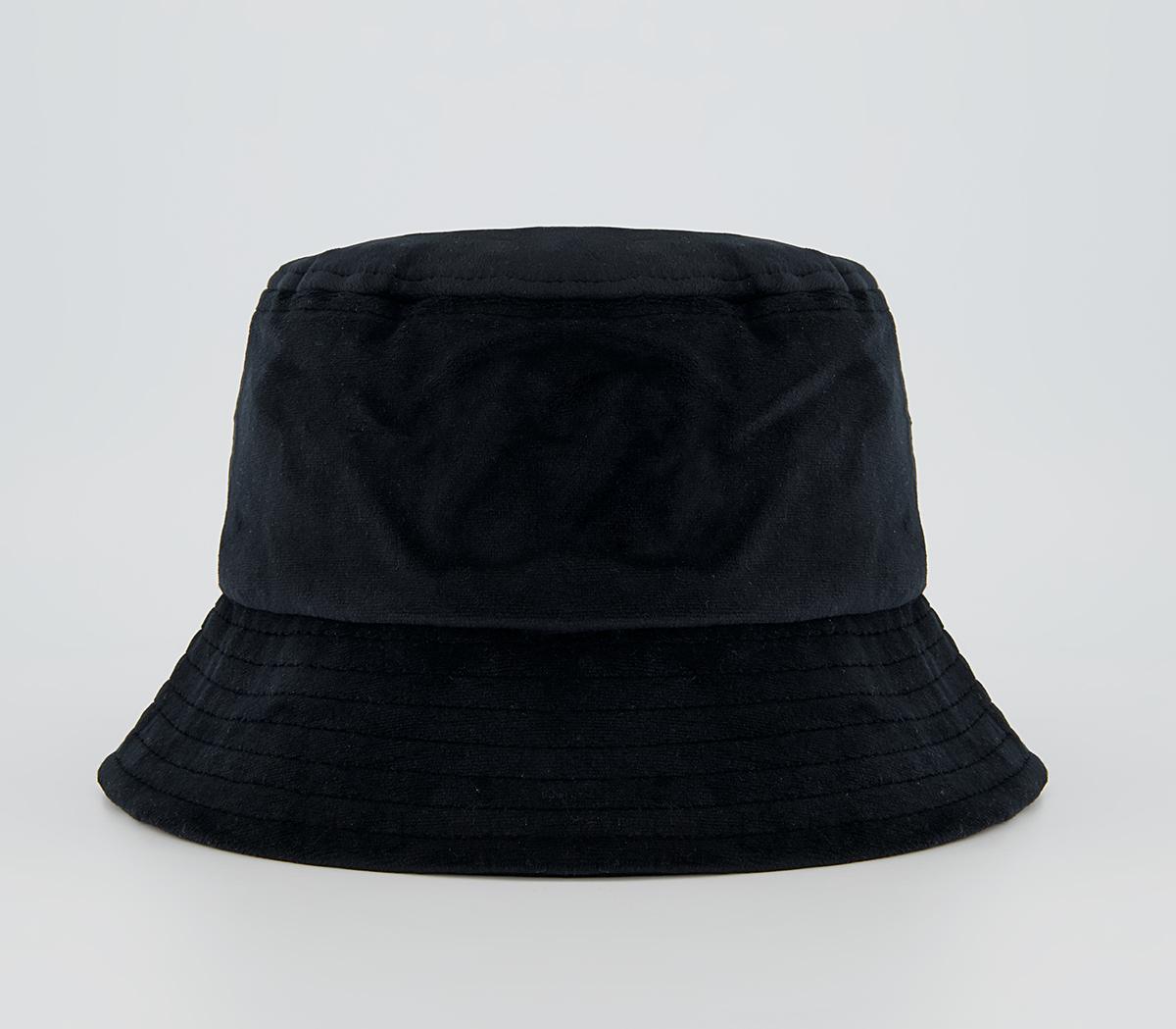 Juicy Couture Eleana Velour Bucket Hat Juicy Couture Eleana Velour Bucket Hat Black