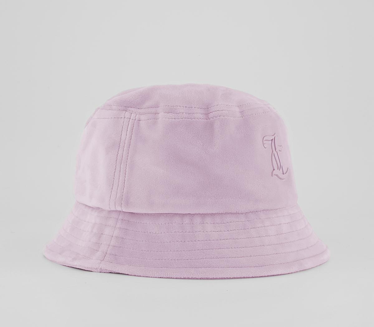 Juicy Couture Eleana Velour Bucket Hat Juicy Couture Eleana Velour Bucket Hat Lilac Sachet