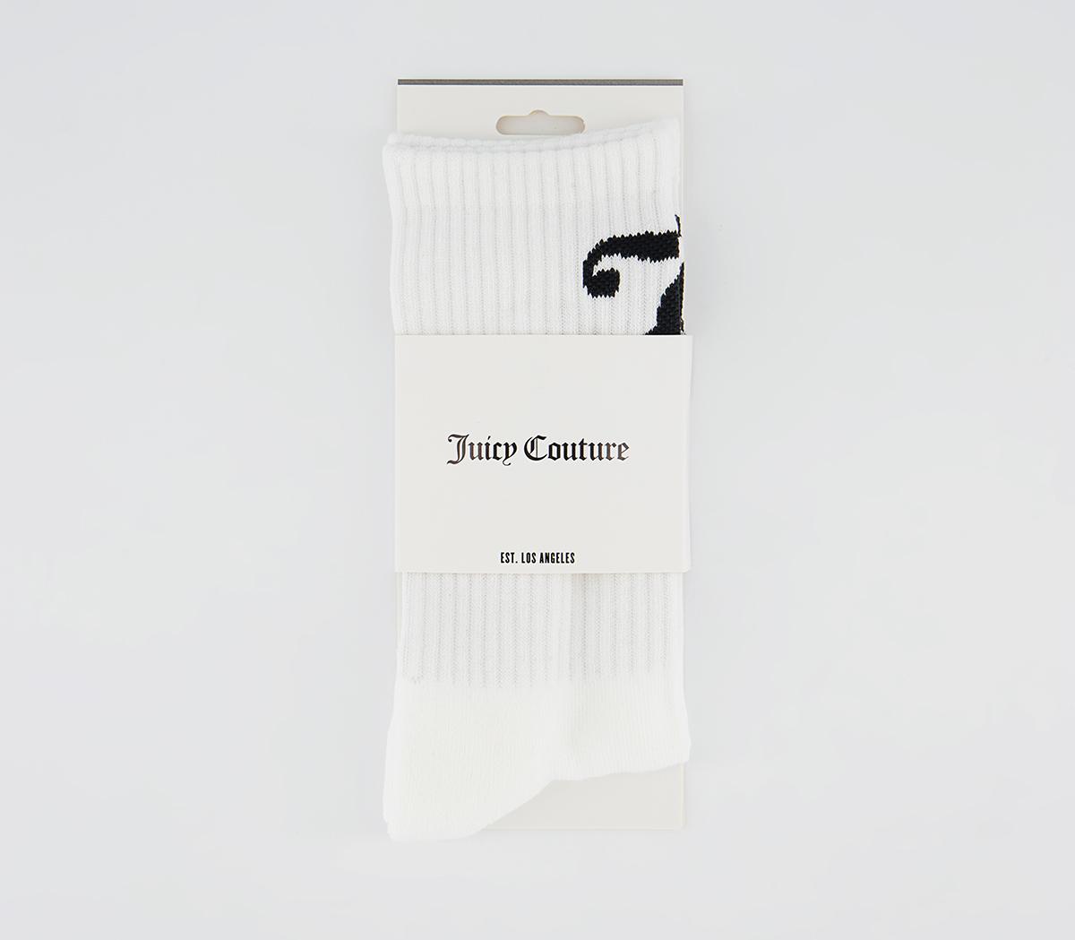 Juicy Couture Louie Core Socks Juicy Couture Louie Core Socks White
