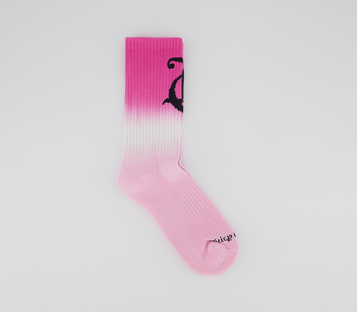 Juicy CoutureLouie Ombre SocksFluro Pink