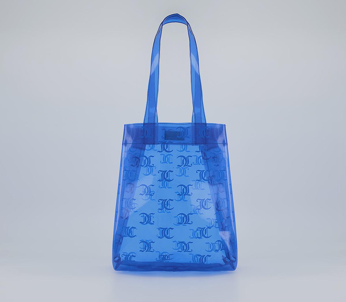 Juicy CoutureNichole Mongram Sheer Tote BagAqua