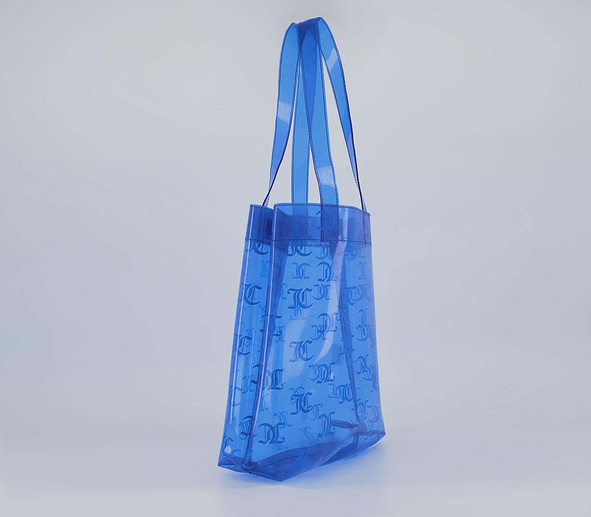 Juicy Couture Nichole Mongram Sheer Tote Bag Juicy Couture Nichole Mongram Sheer Tote Bag Aqua
