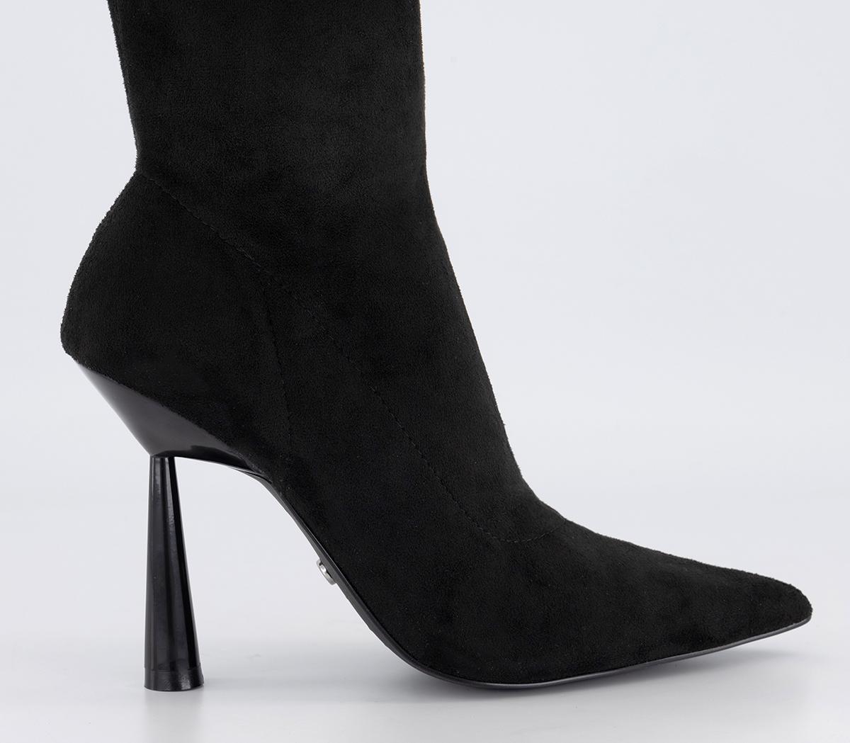 OFFICEKami Over The Knee Point Stiletto Boots OFFICEKami Over The Knee Point Stiletto BootsBlack