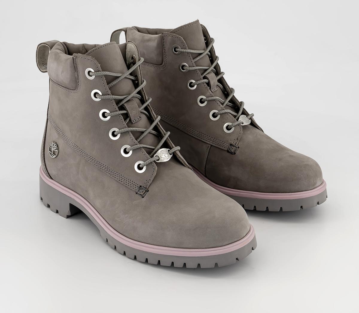 TimberlandTimberland Lyonsdale 6 Inch BootsTitanium Grey Pink Rand
