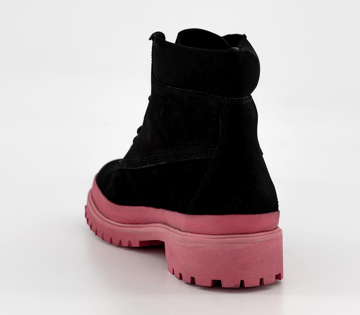 TimberlandTimberland Lyonsdale Mudguard Boots Black Pink