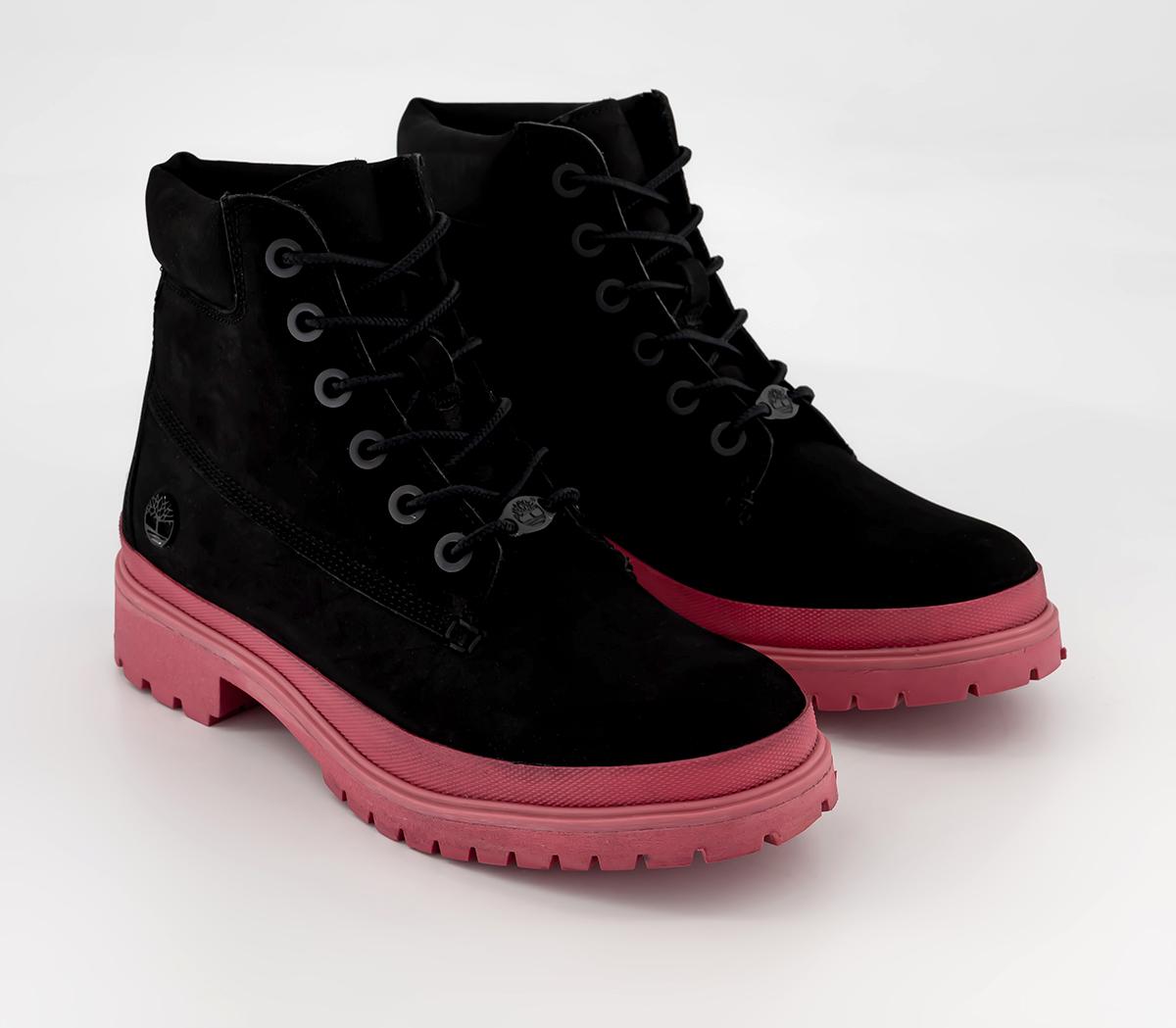 TimberlandTimberland Lyonsdale Mudguard Boots Black Pink