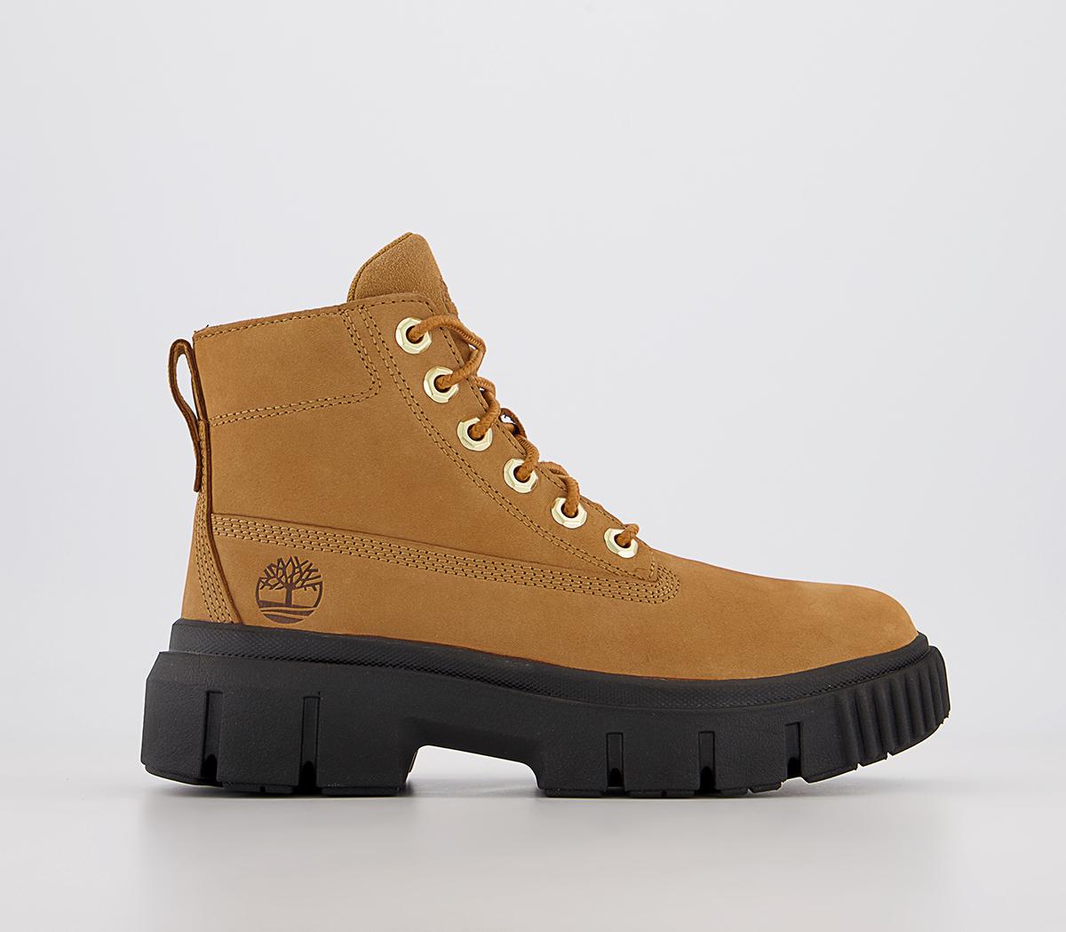 Timberland Greyfield Boots Wheat - Women's Ankle Boots