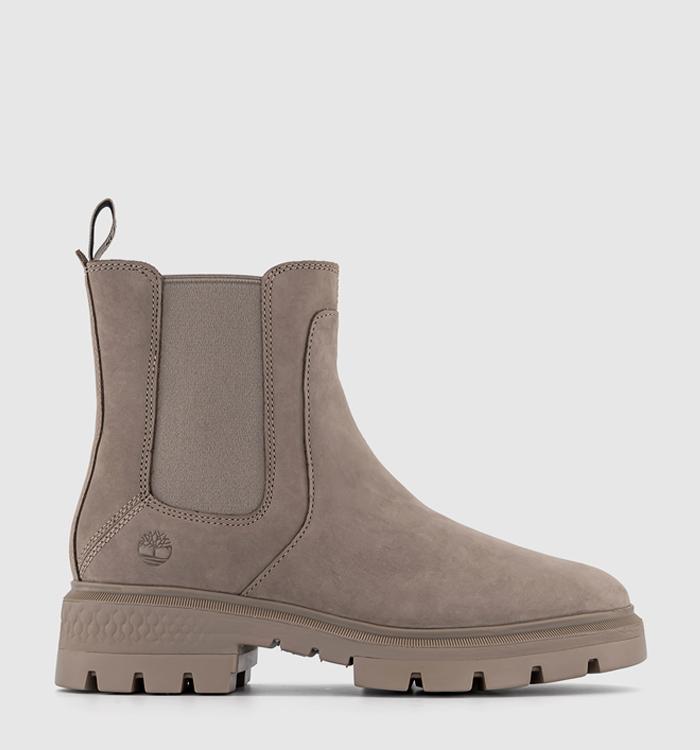 Timberland Cortina Valley Chelsea Boots Taupe Nubuck