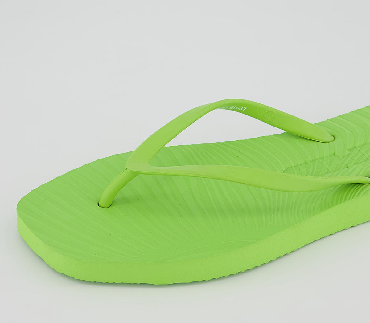 Sleepers Sleepers Tapered Flip Flops Sleepers Sleepers Tapered Flip Flops Lime Green
