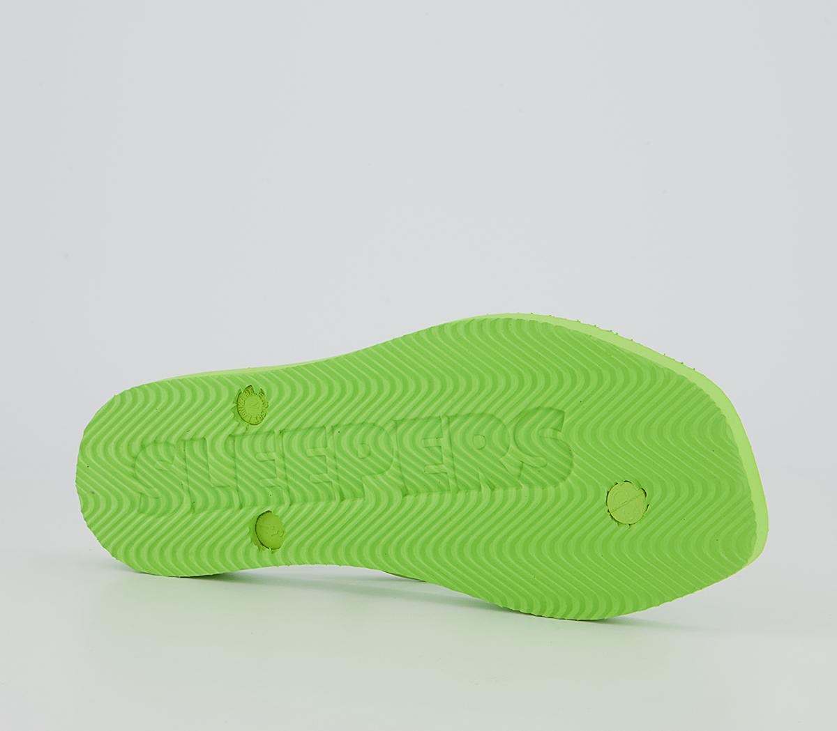 Sleepers Sleepers Tapered Flip Flops Sleepers Sleepers Tapered Flip Flops Lime Green