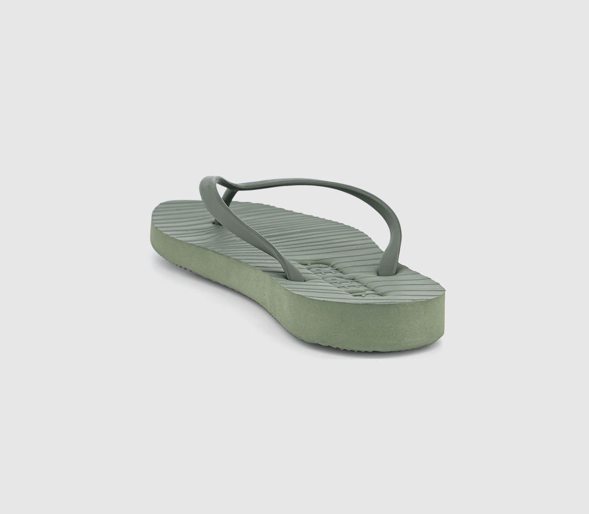 SleepersSleepers Tapered Flip Flops SleepersSleepers Tapered Flip FlopsKhaki Green
