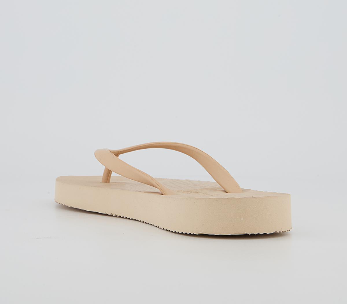 SleepersSleepers Tapered Flip FlopsBeige
