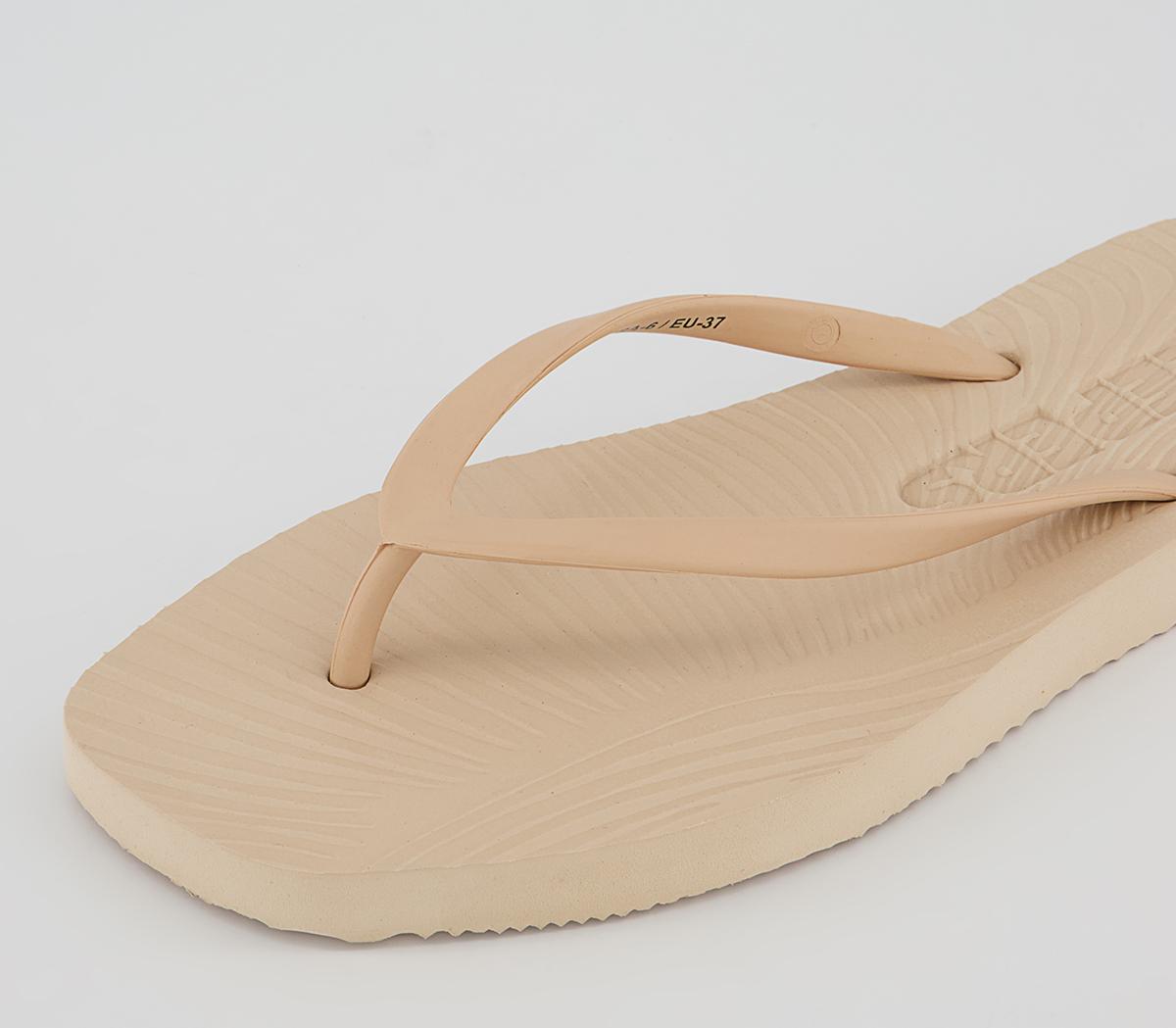Sleepers Sleepers Tapered Flip Flops Beige - Women’s Sandals