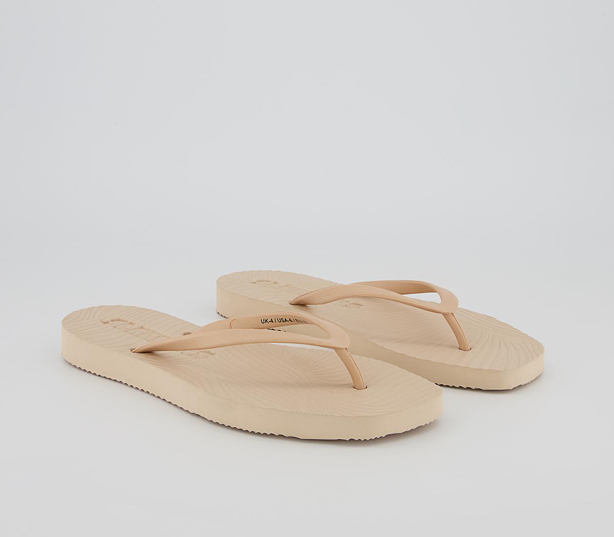 Sleepers Sleepers Tapered Flip Flops Beige - Women’s Sandals