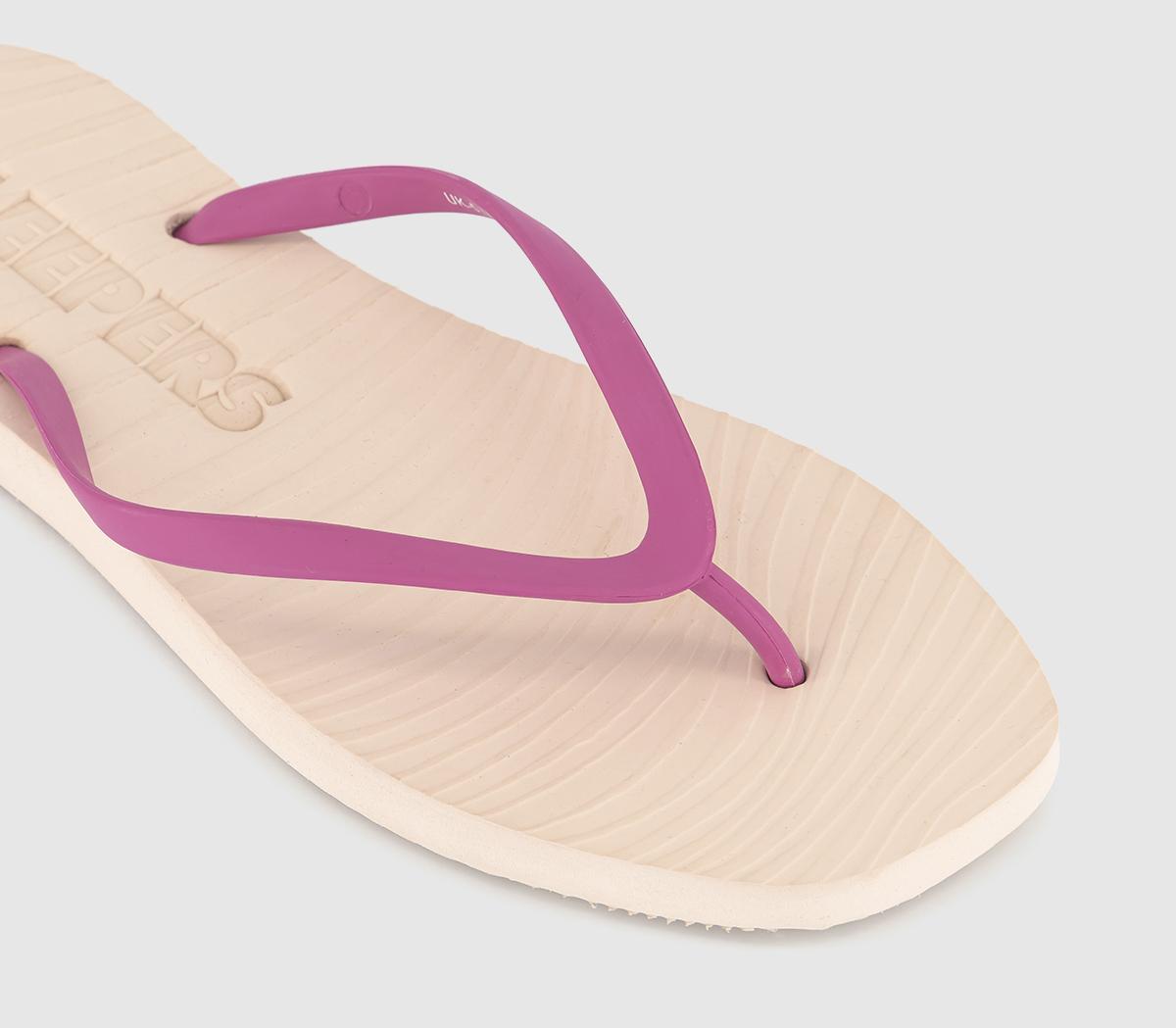 SleepersSleepers Tapered Flip FlopsEggnog Fuscia