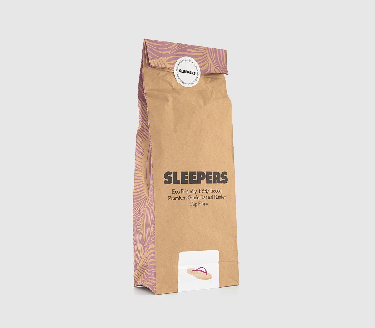 SleepersSleepers Tapered Flip FlopsEggnog Fuscia