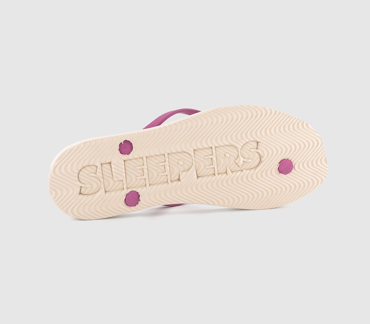 SleepersSleepers Tapered Flip FlopsEggnog Fuscia