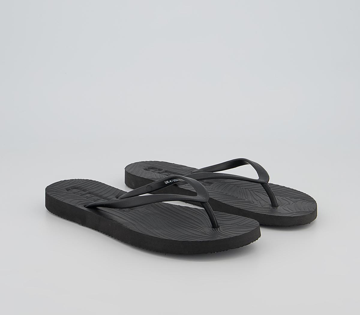 Sleepers Sleepers Slim Flip Flops Sleepers Sleepers Slim Flip Flops Black