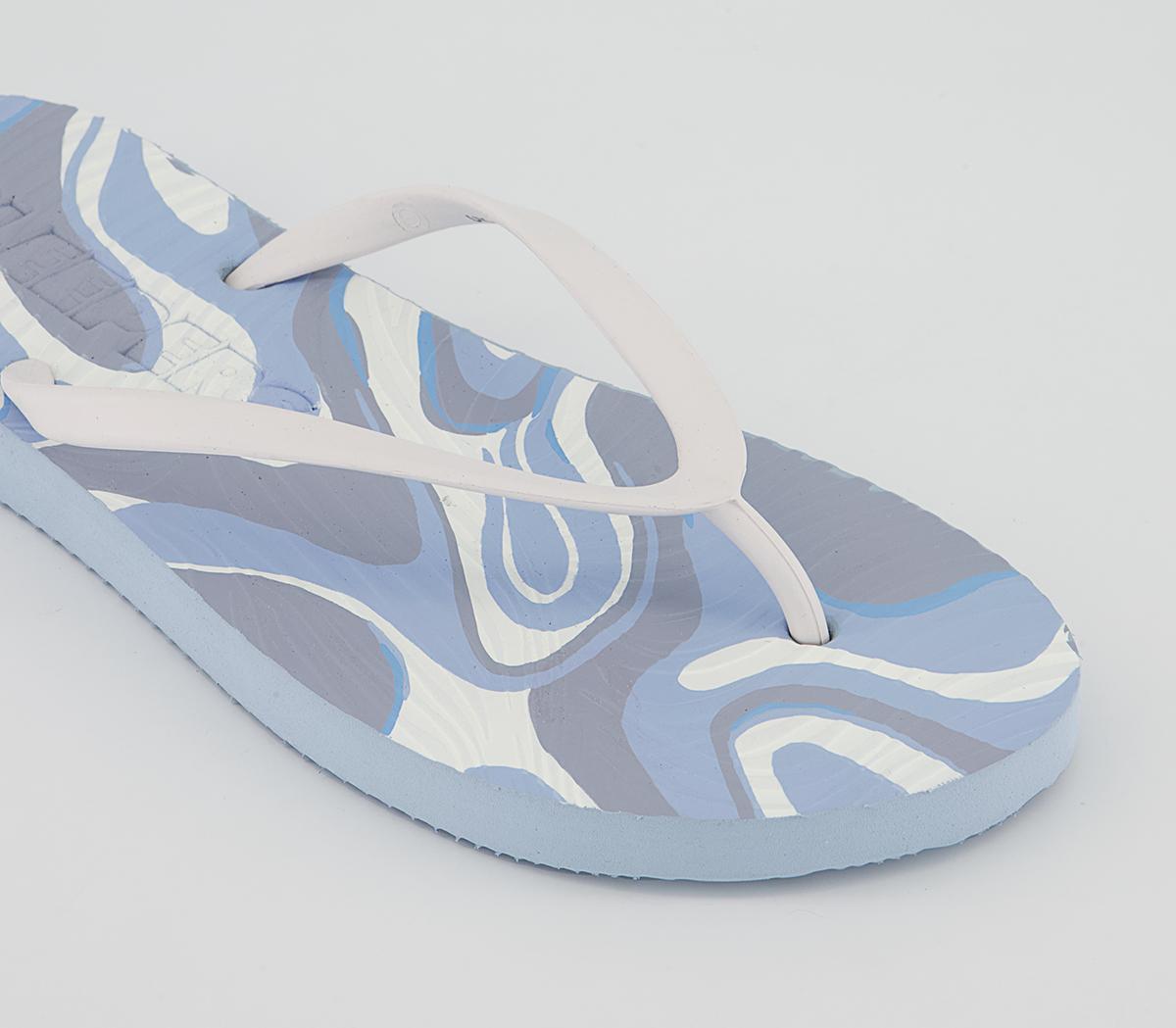Sleepers Sleepers Slim Flip Flops Sleepers Sleepers Slim Flip Flops Blue Swirl