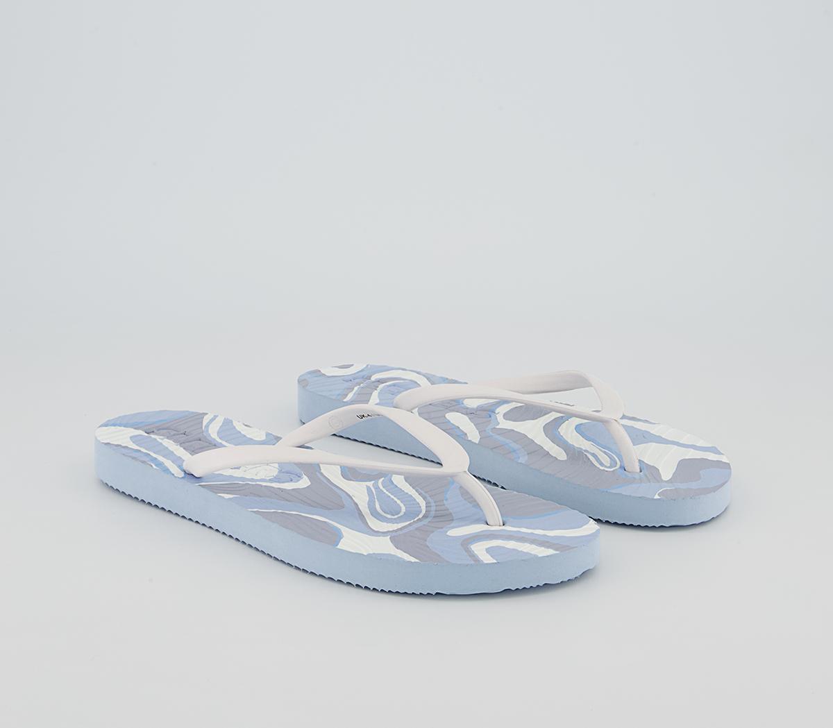 Sleepers Sleepers Slim Flip Flops Sleepers Sleepers Slim Flip Flops Blue Swirl