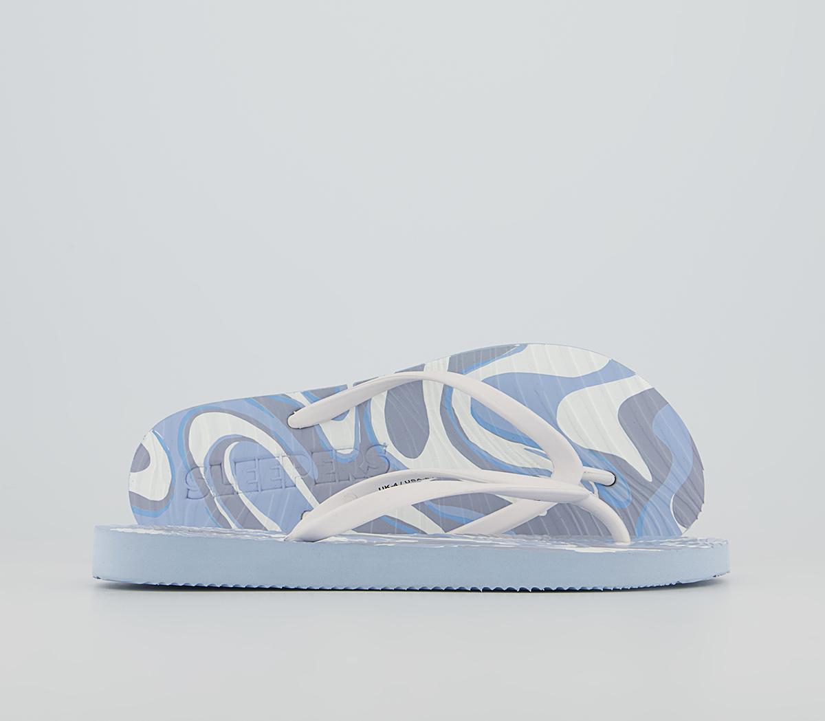 SleepersSleepers Slim Flip FlopsBlue Swirl