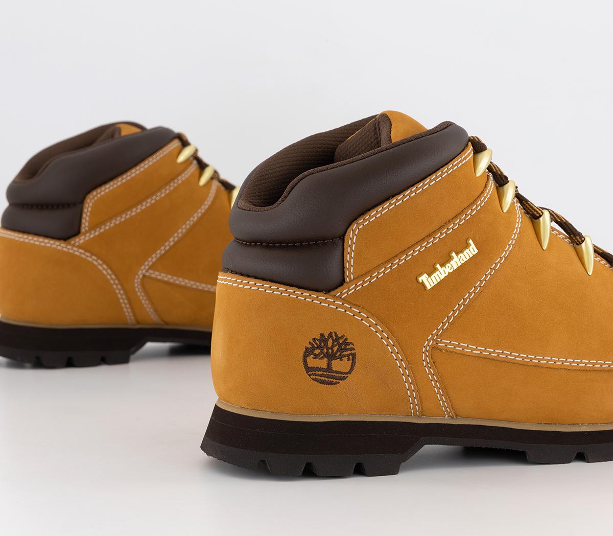 Timberland Eurosprint Mid Hiker Boots Wheat - Men's Casual Shoes