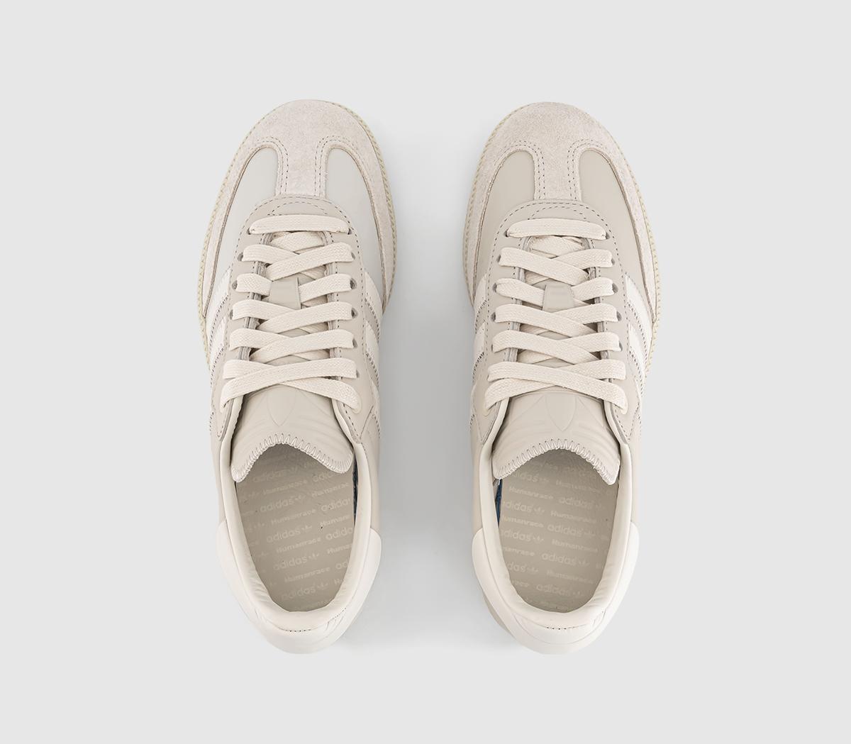adidasHumanrace Samba TrainersCloud White Alumina