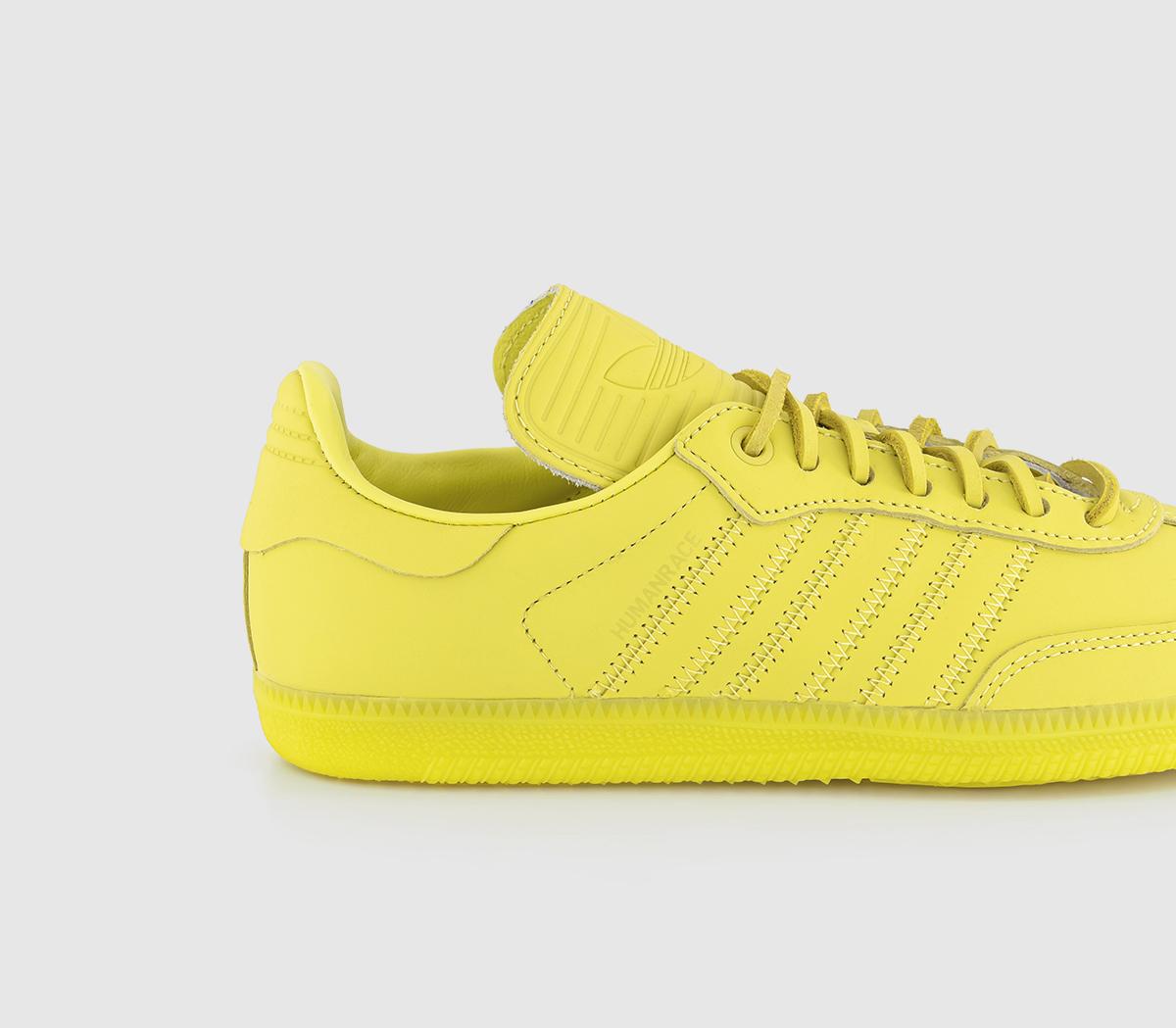 adidasHumanrace Samba TrainersLight Yellow