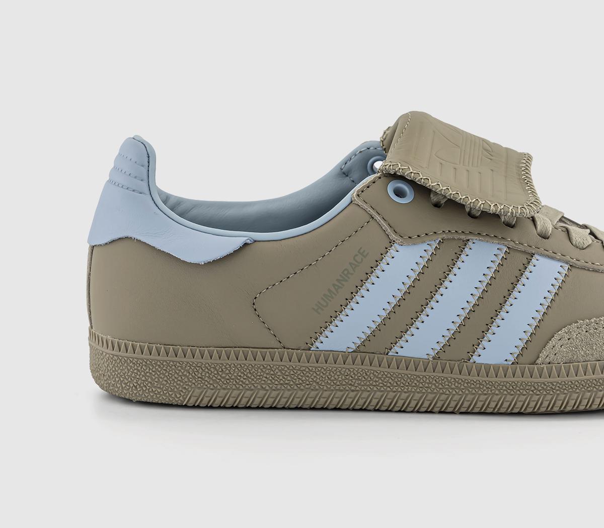 adidasHumanrace Samba TrainersOrbit Green Ash Grey