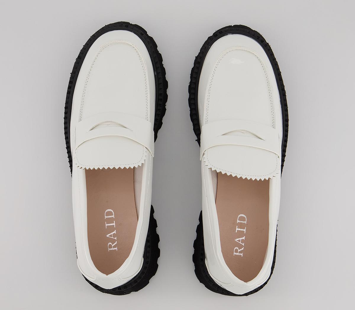 RaidAstra LoafersWhite Patent