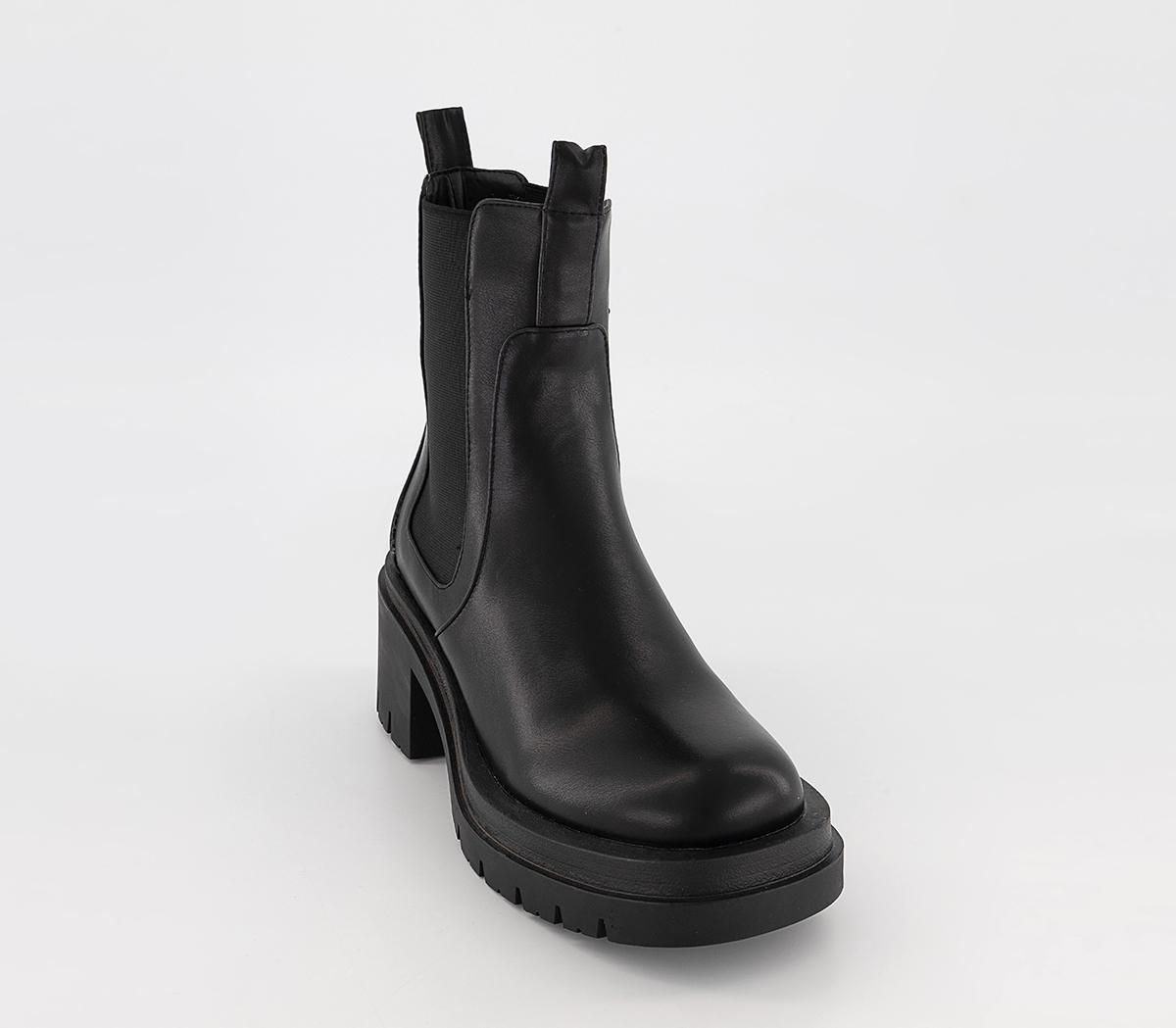 Raid Region Heeled Chelsea Boots Black - Women's Ankle Boots