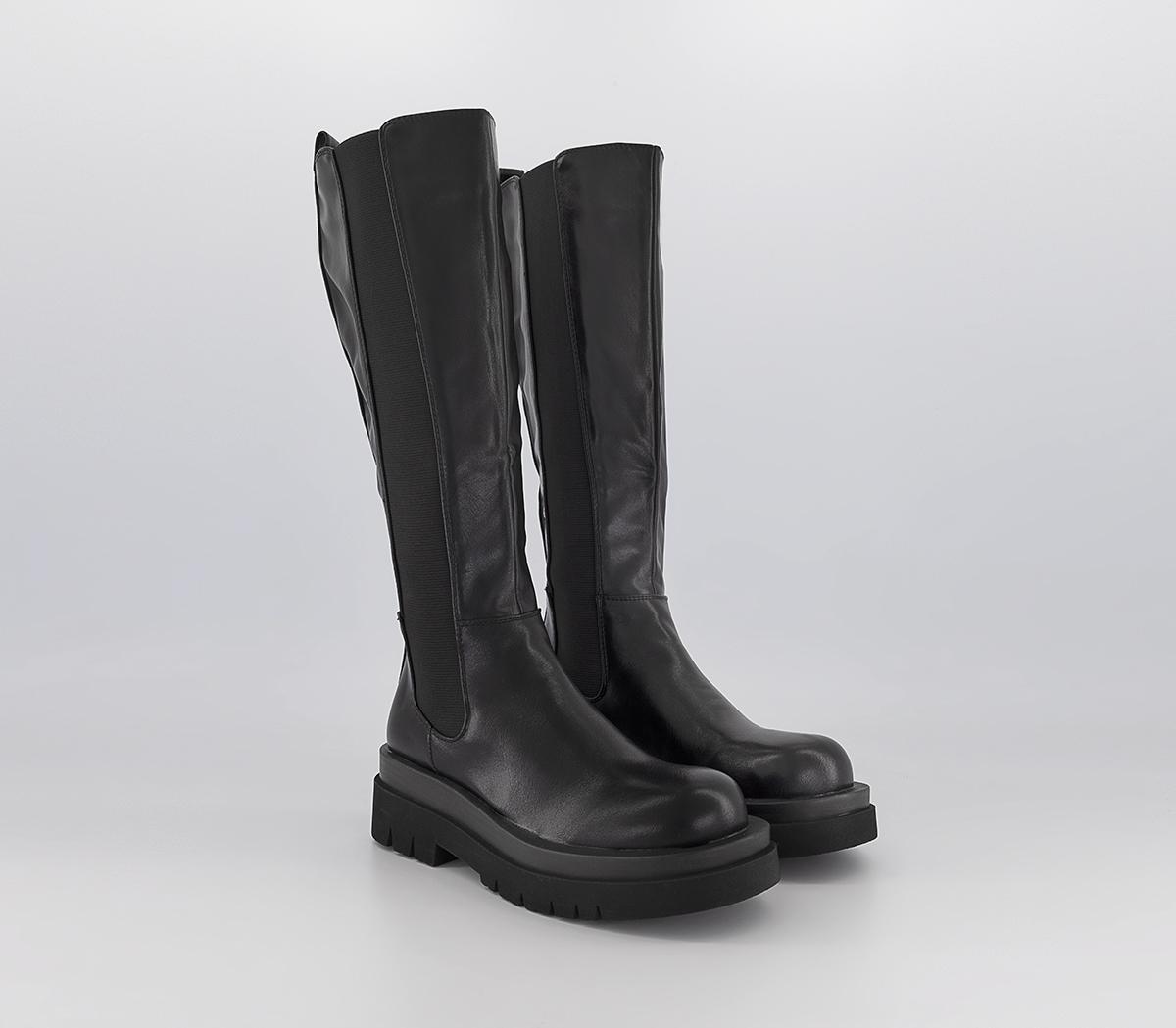 Raid Drellah Tall Boots Black - Knee High Boots