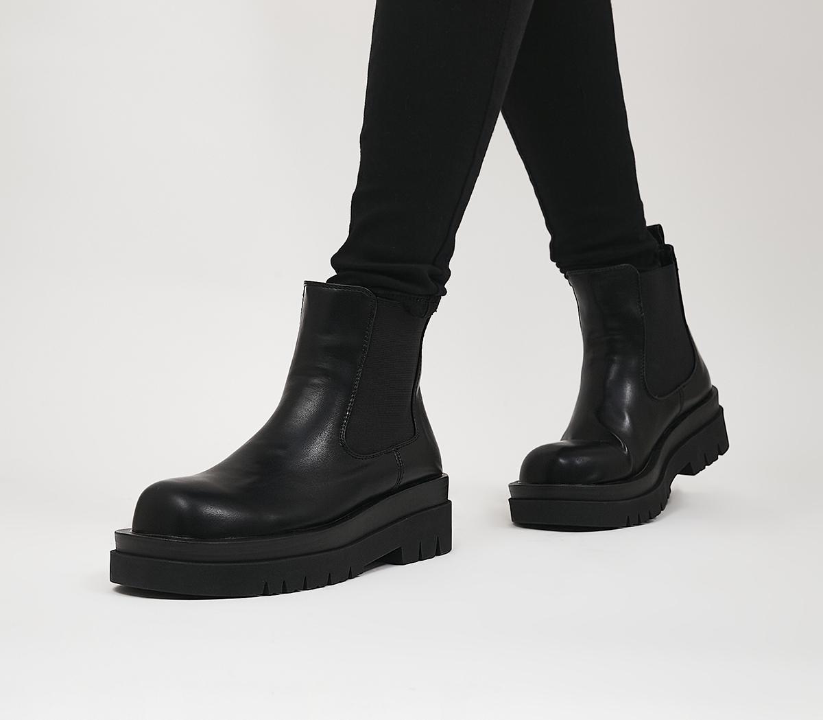 Raid adelina black chunky studded chelsea boots on sale