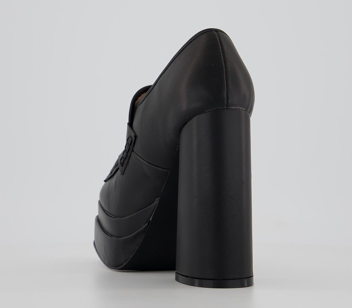 RaidFancy Platform Loafers RaidFancy Platform LoafersBlack