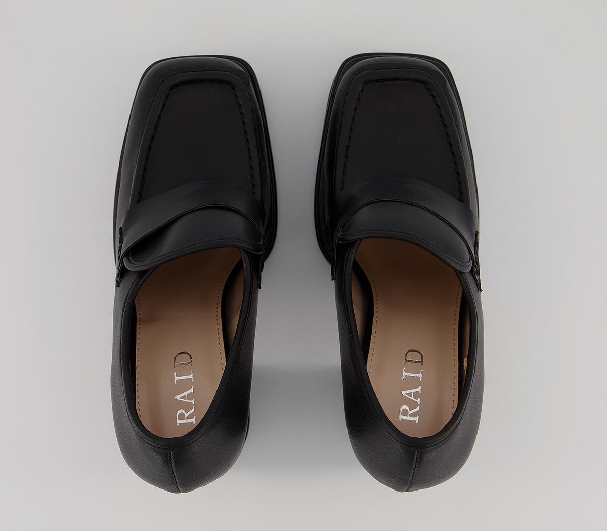 RaidFancy Platform Loafers RaidFancy Platform LoafersBlack