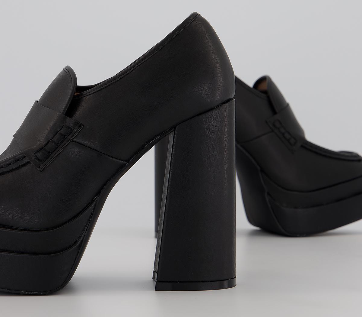 RaidFancy Platform Loafers RaidFancy Platform LoafersBlack