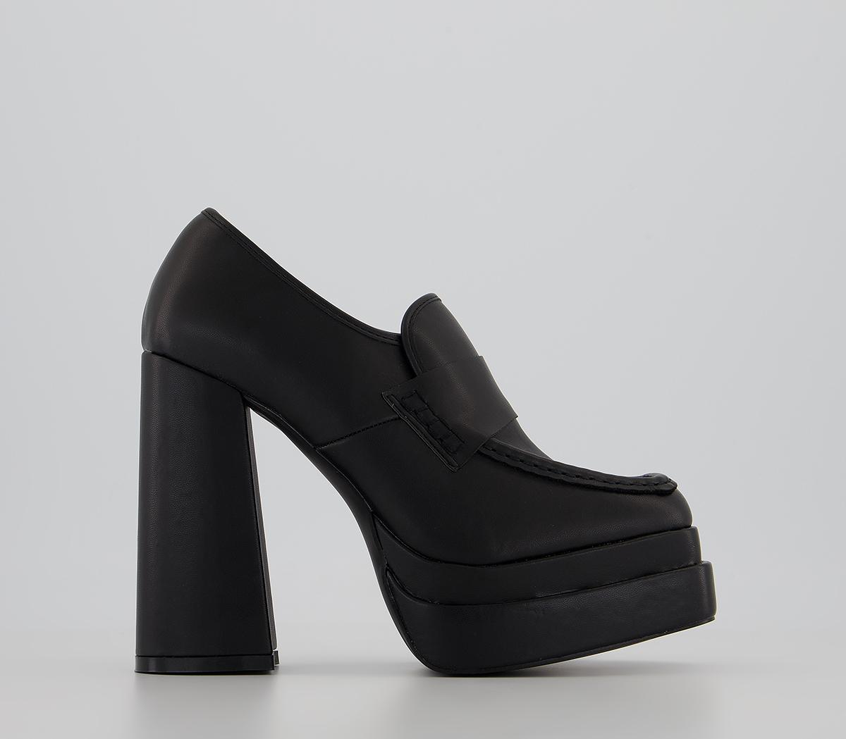 RaidFancy Platform LoafersBlack