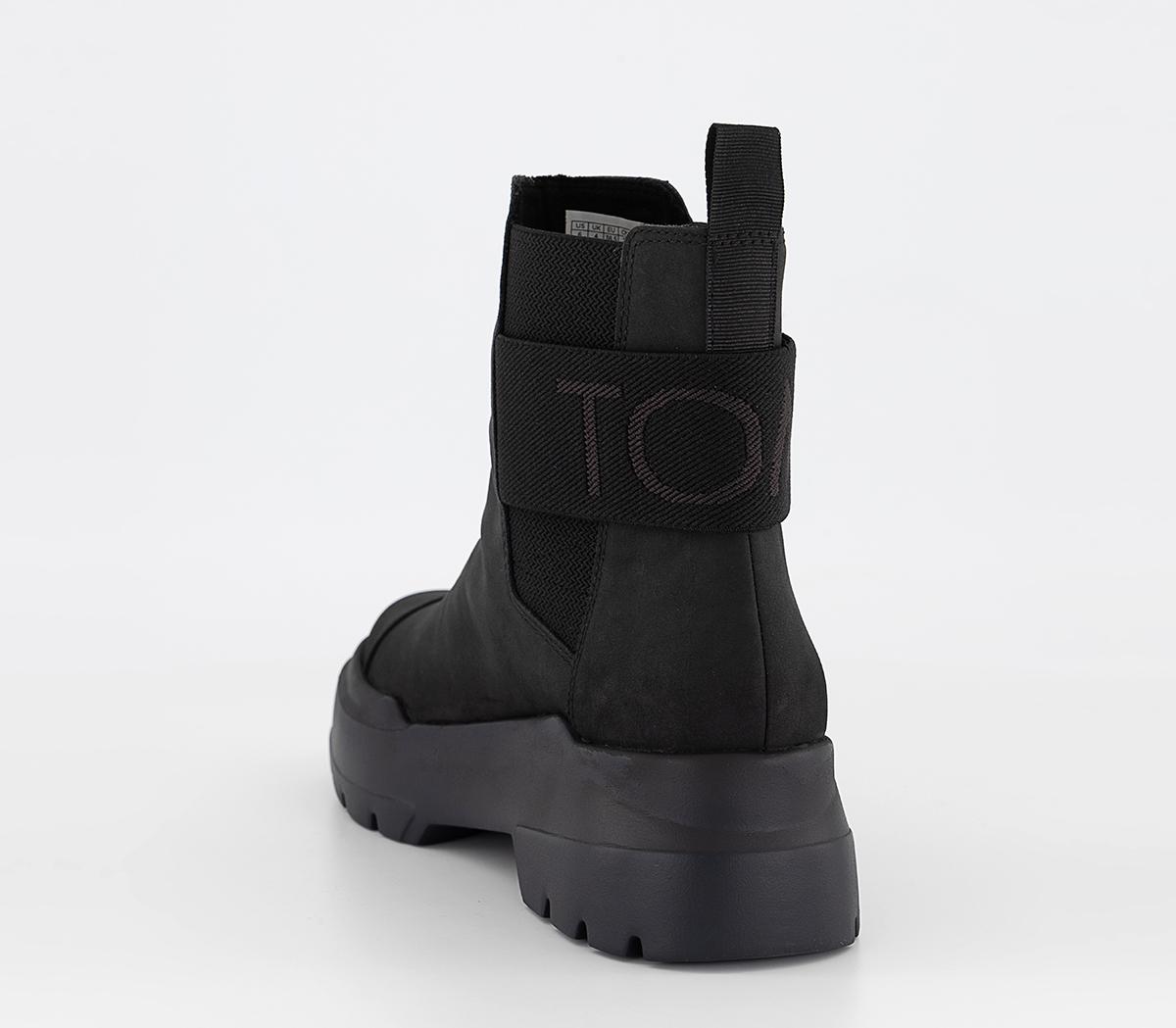 TOMSAlpargata Combat BootsBlack