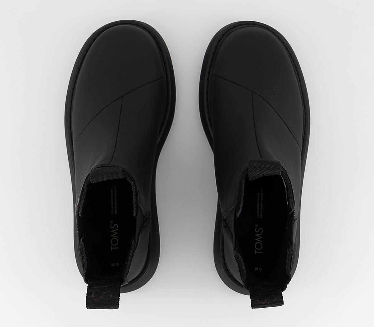 TOMS Alpargata Mallow Chelsea Boots Black - Women's Ankle Boots