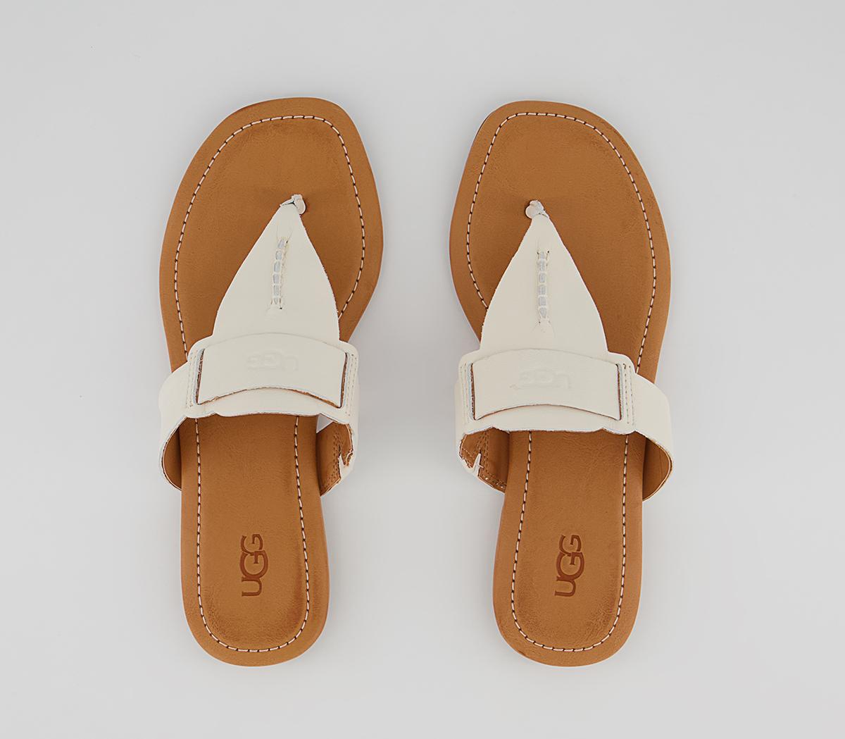 UGG Gaila Toe Thong Sandals UGG Gaila Toe Thong Sandals Jasmine White