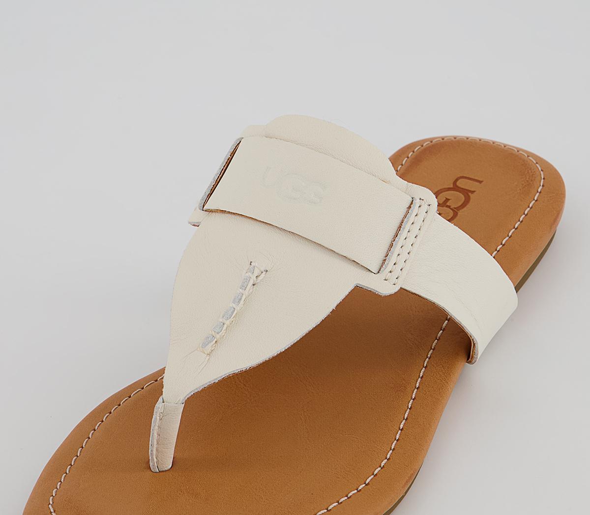 UGG Gaila Toe Thong Sandals UGG Gaila Toe Thong Sandals Jasmine White