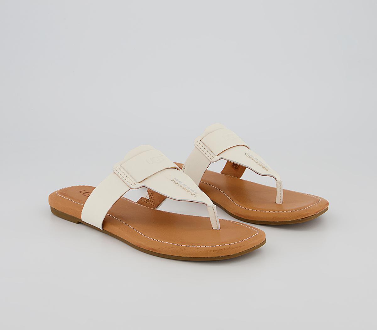 UGG Gaila Toe Thong Sandals UGG Gaila Toe Thong Sandals Jasmine White