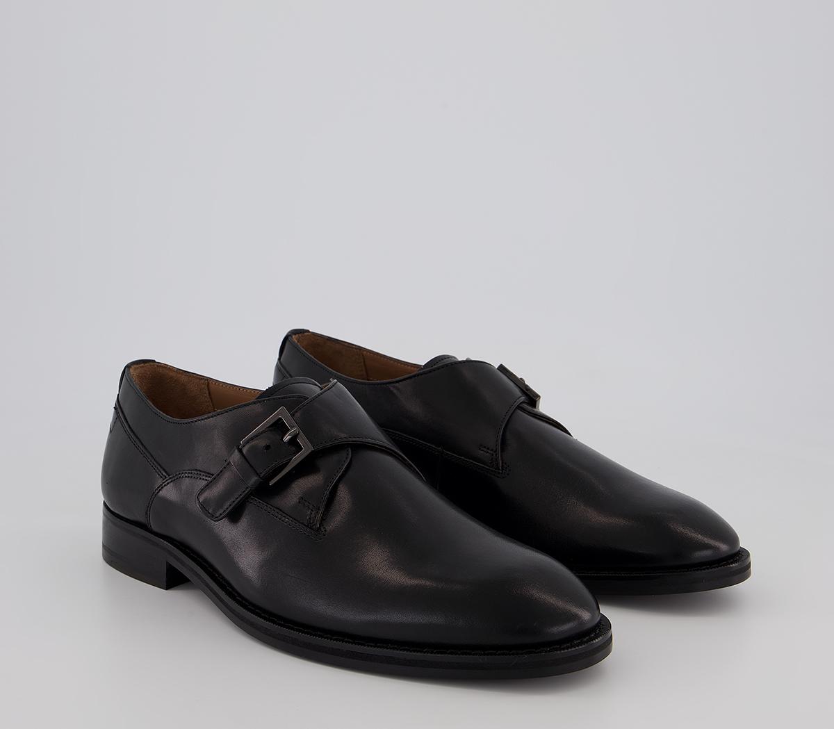 Ted Baker Julienn Single Monk Shoes Black - Men’s Smart Shoes