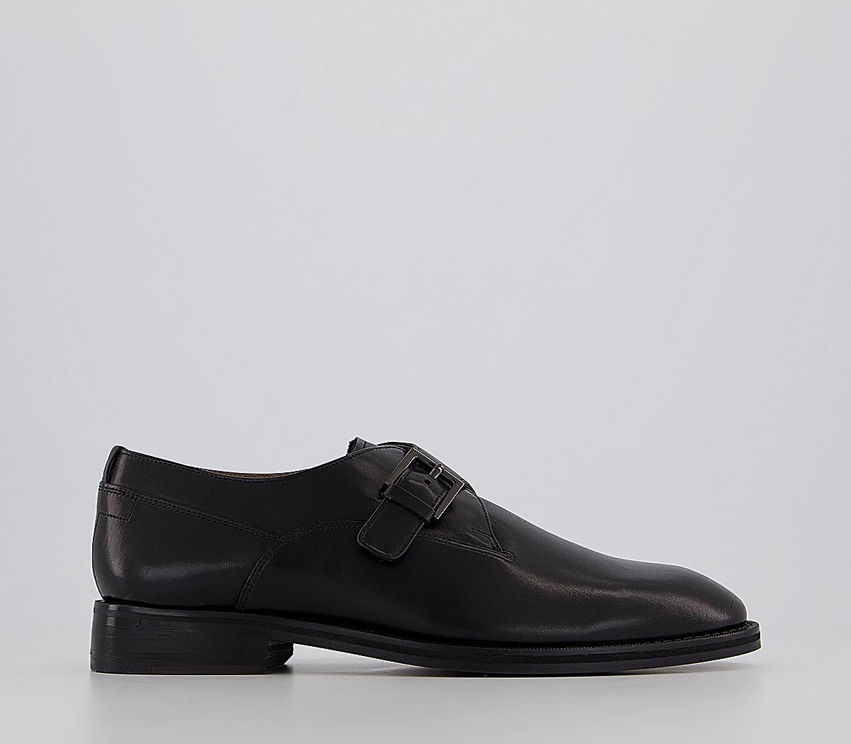 Ted Baker Julienn Single Monk Shoes Black - Men’s Smart Shoes
