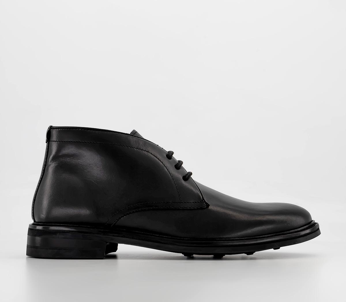 Ted Baker Andreews Chukka Boots Black - Men’s Smart Shoes