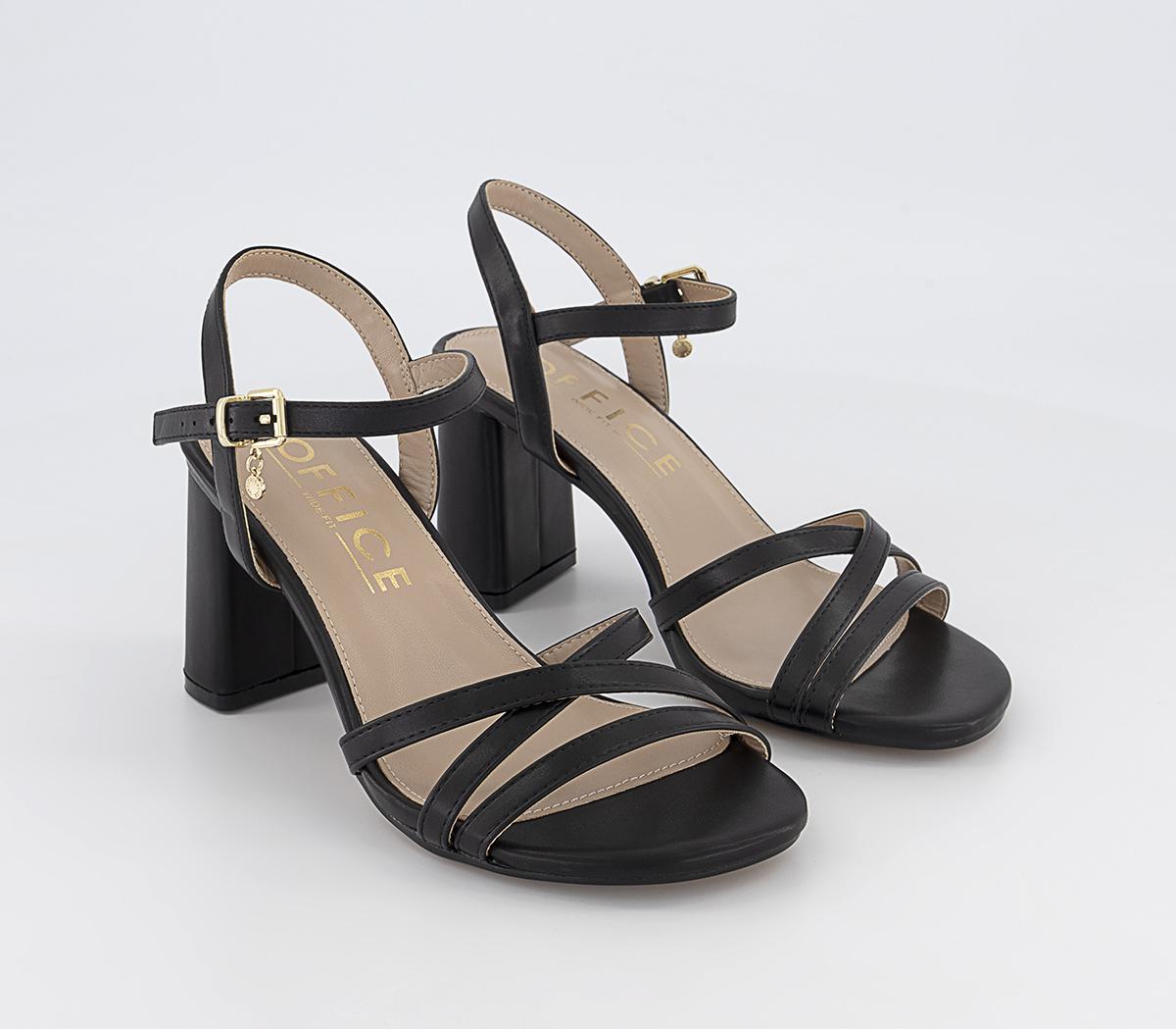 OFFICE Moonstone Wide Fit Two Part Block Heels OFFICE Moonstone Wide Fit Two Part Block Heels Black