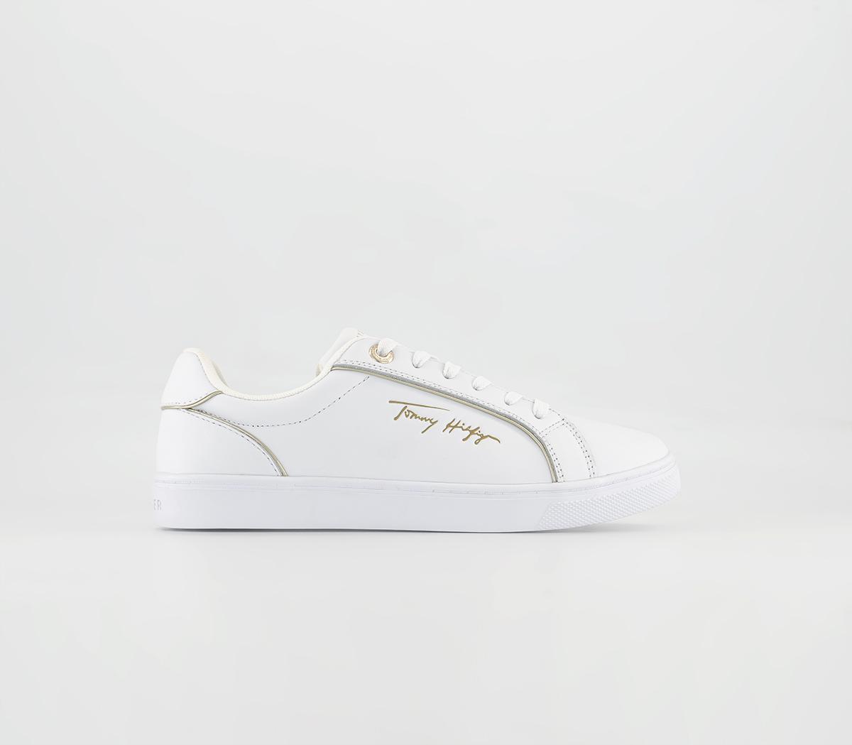 Tommy hilfiger sale white trainers womens